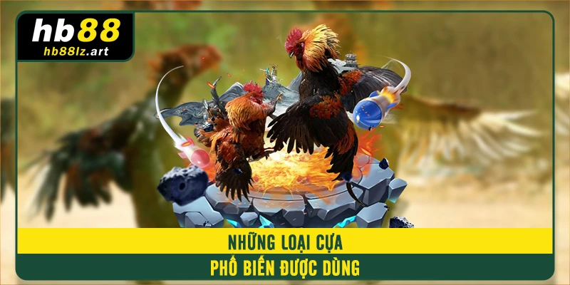 Những loại cựa phổ biến được dùng